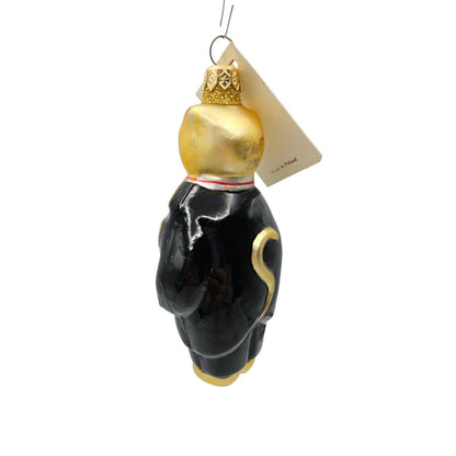 Patricia Breen Fiddling Cat Elvis Black Pant Hey Diddle Christmas Tree Ornament