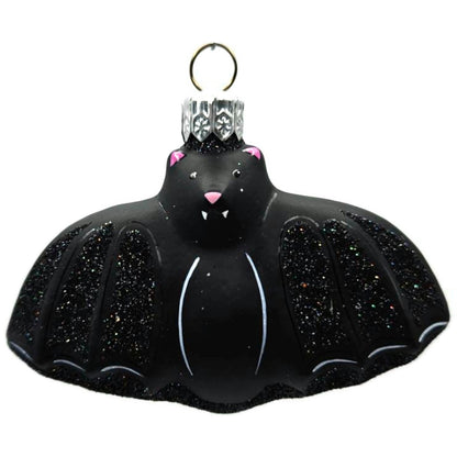 Patricia Breen Henry The Bat Black Glass Halloween Christmas Tree Ornament 2323