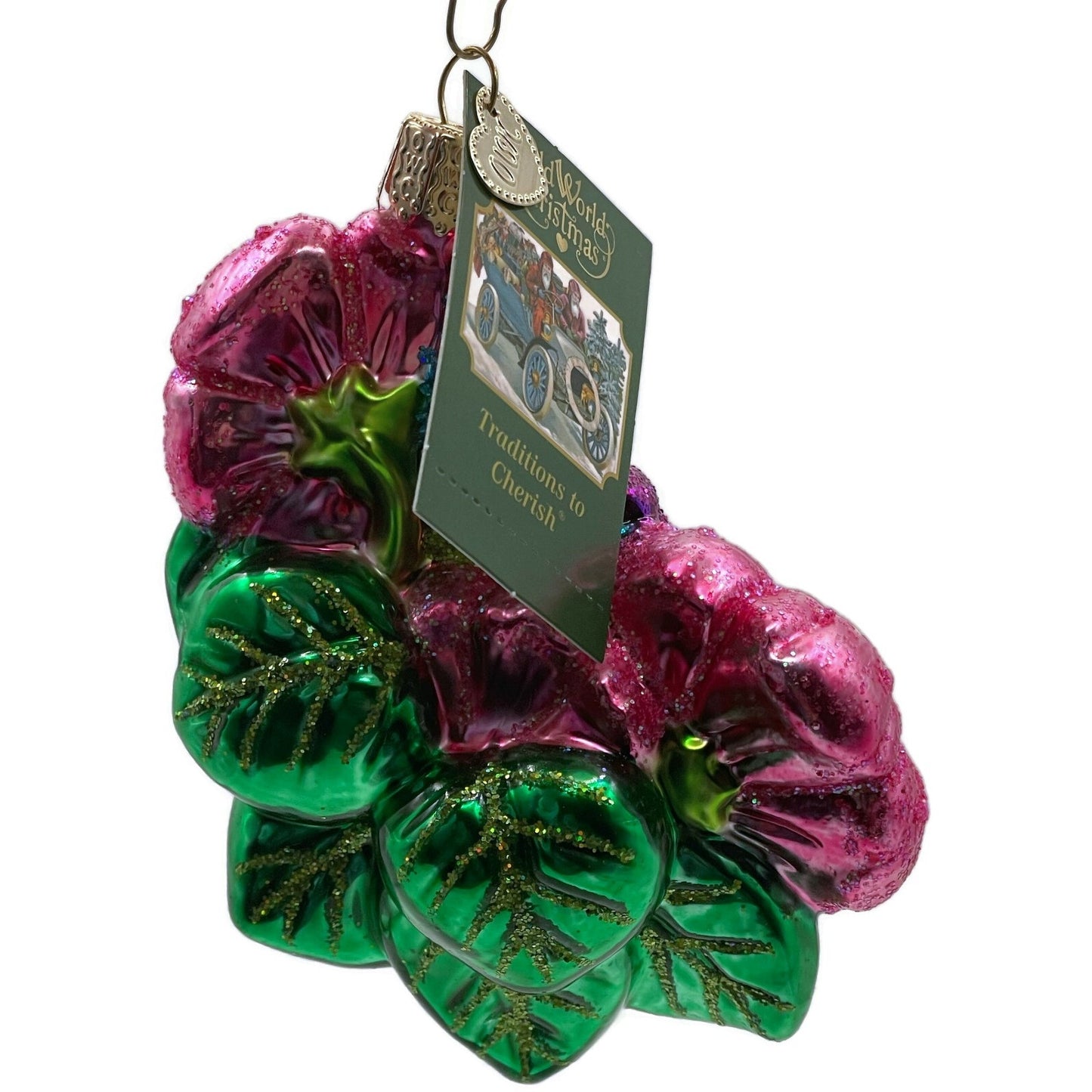 Magnificent Hummingbird Ornament Floral Christmas Tree OWC Old World Christmas