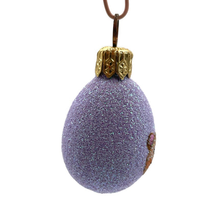 Patricia Breen Miniature Egg Surprise Teddy Bear Easter Christmas Tree Ornament