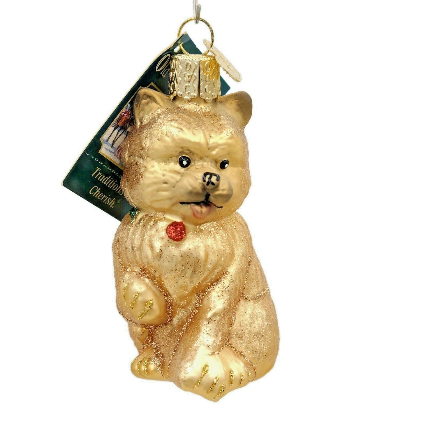 Old World Christmas Cairn Terrier Golden Dog Pet OWC Christmas Tree Ornament