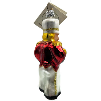 Christopher Radko Toy Soldier Red Uniform Marching Band Christmas Tree Ornament