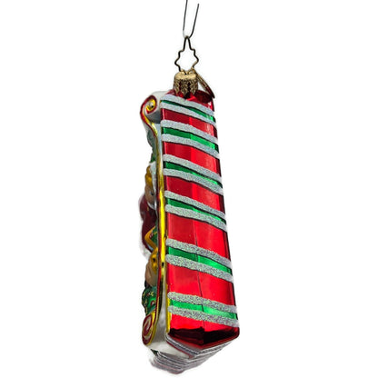 Christopher Radko Merry Christmas To All Postcard Christmas Ornament 00-549-0