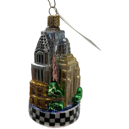 New York City Statue Of Liberty World Trade Ctr OWC Old World Christmas Ornament