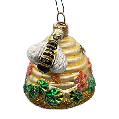 Patricia Breen Nasturtium Beeskep Flower Bee Gold Spring Christmas Tree Ornament
