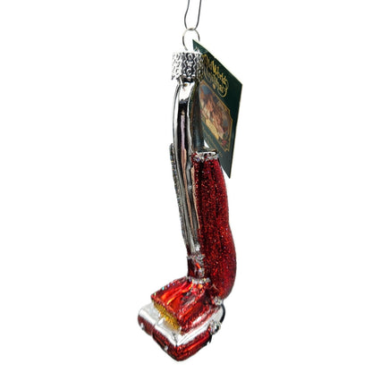 Upright Vacuum Red Christmas Holiday Tree OWC Ornament Old World Christmas