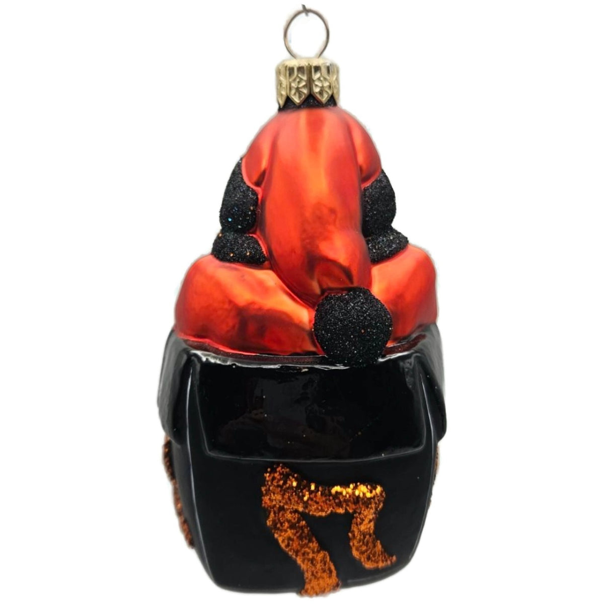 Patricia Breen MMMonster Present Black Orange Halloween Christmas Ornament 9920