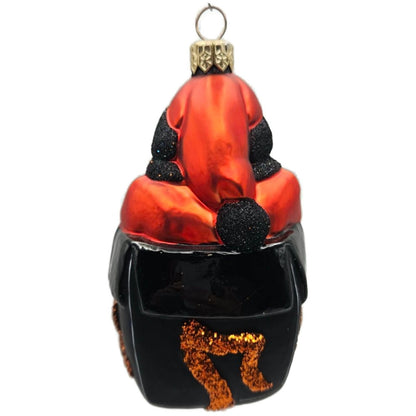 Patricia Breen MMMonster Present Black Orange Halloween Christmas Ornament 9920