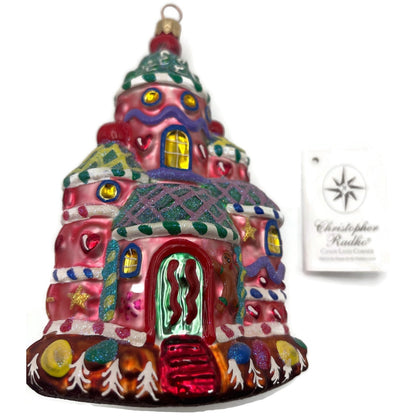 Christopher Radko Candy Land Corner Castle Christmas Ornament LE 99-HOU-3