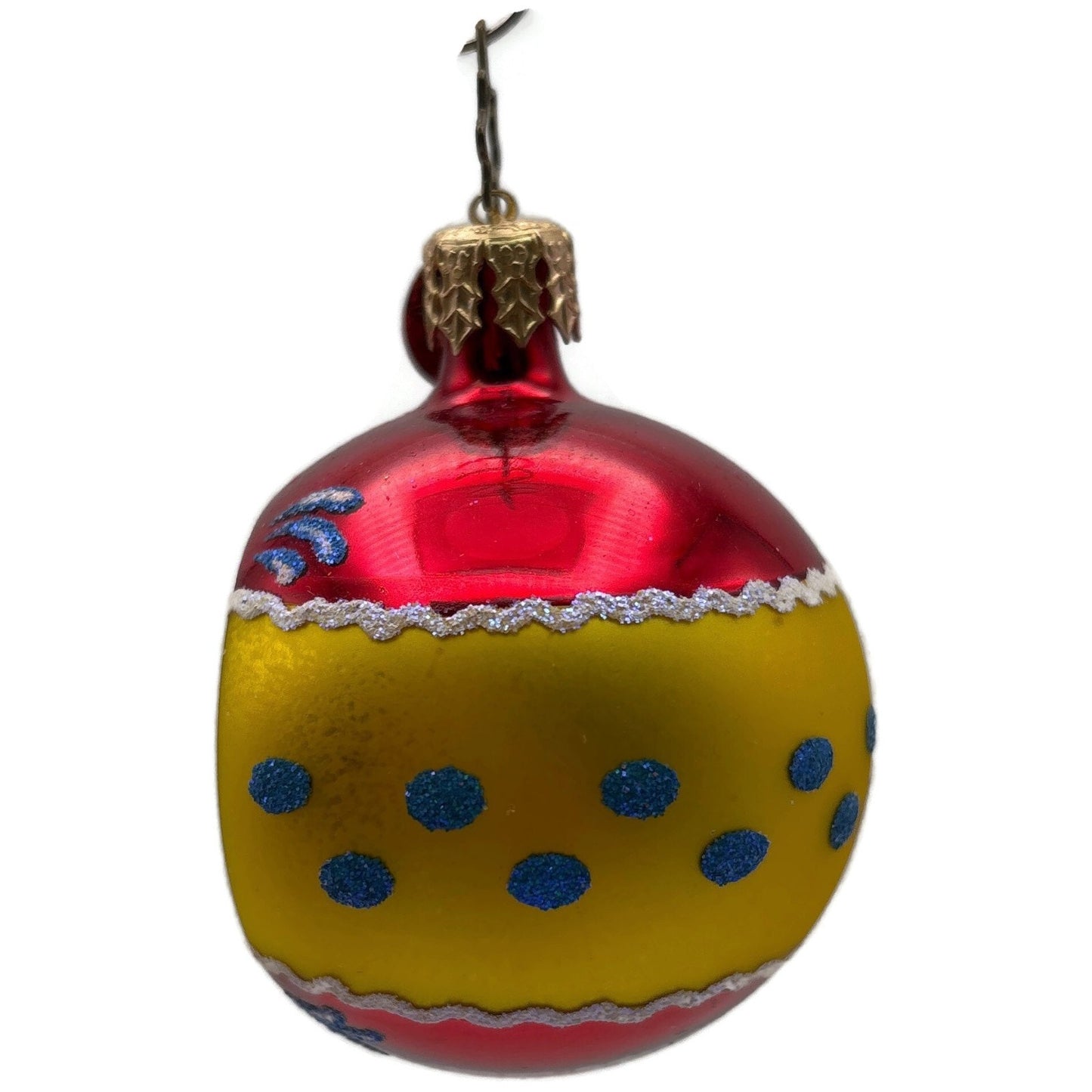 Christopher Radko Fantasia Kensington Glow Reflector Ball Christmas Ornament