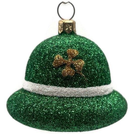 Patricia Breen A Walk In Dublin Leprechaun Hat Shamrocks St. Patrick's Ornament