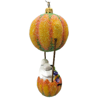 Patricia Breen Sweet Seekers Orange Pumpkin Travel Halloween Tree Ornament