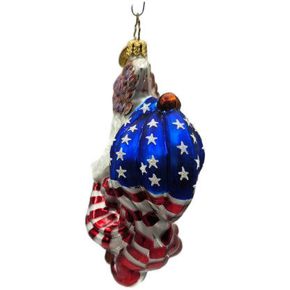 Christopher Radko All American Patriotic Eagle Christmas Tree Ornament 99-211-0