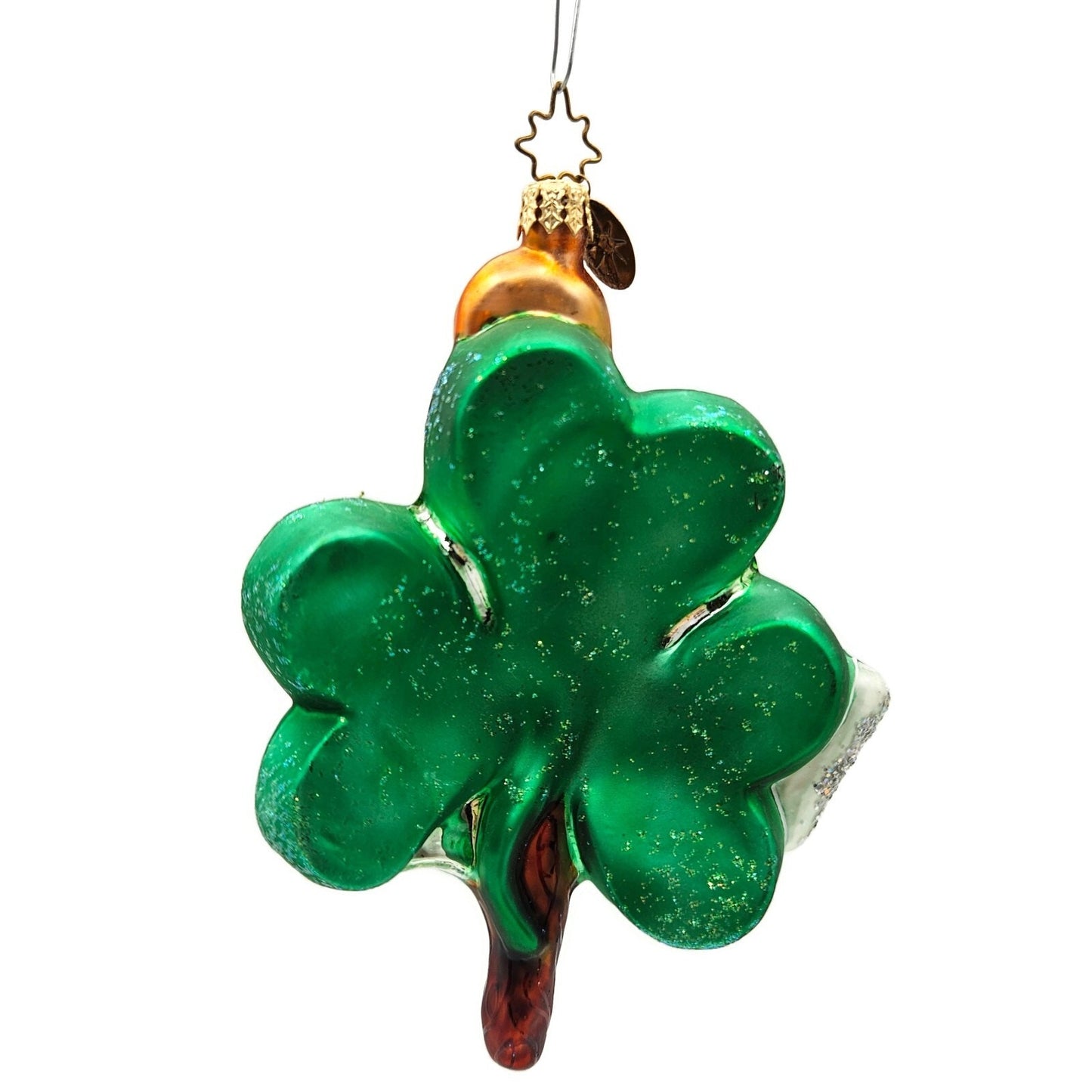 Christopher Radko Shillelaghans Clover Leaf Shamrock St Patrick Ornament 0103600