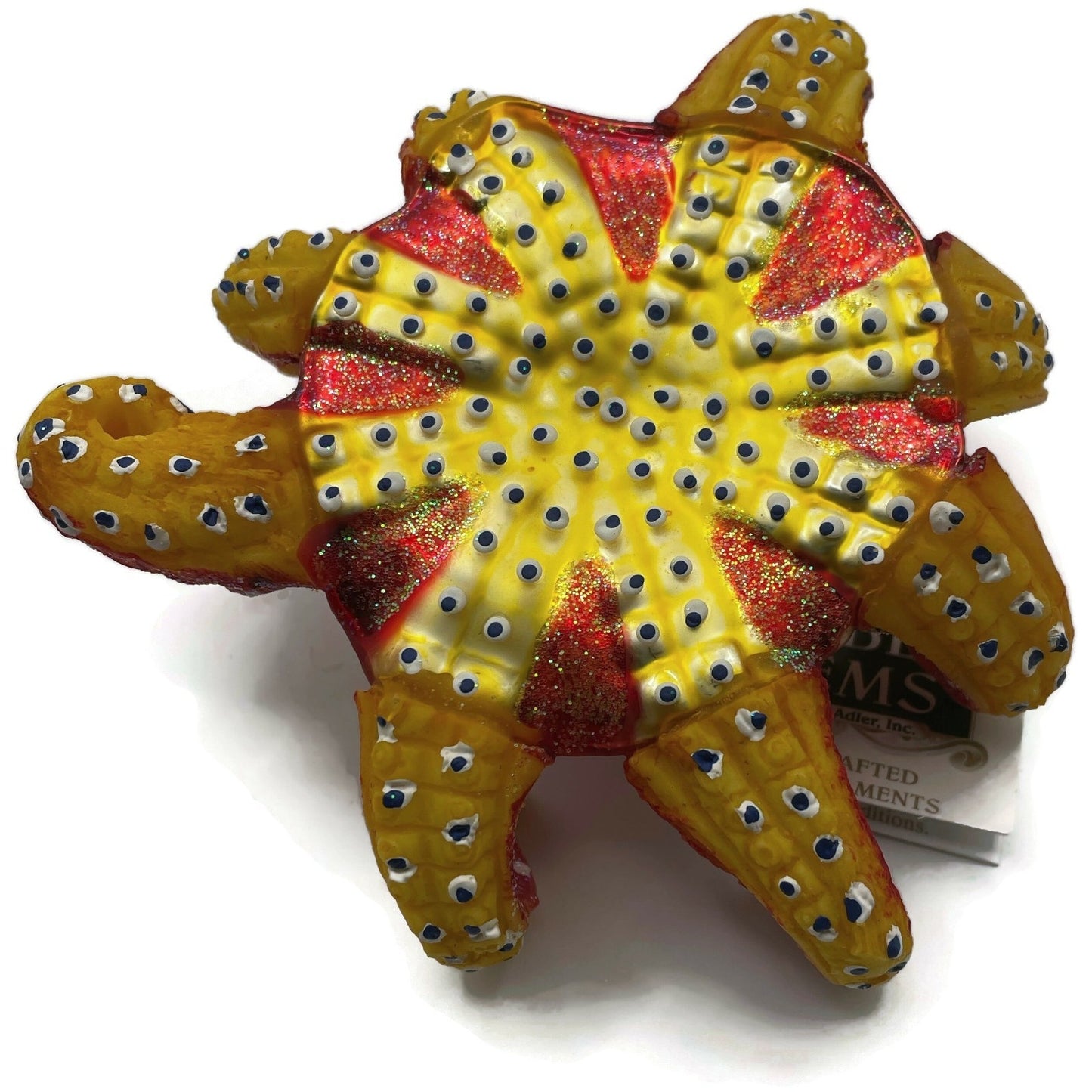Octopus Nautical Ornament Red Glass Christmas Tree Kurt Adler Noble Gems