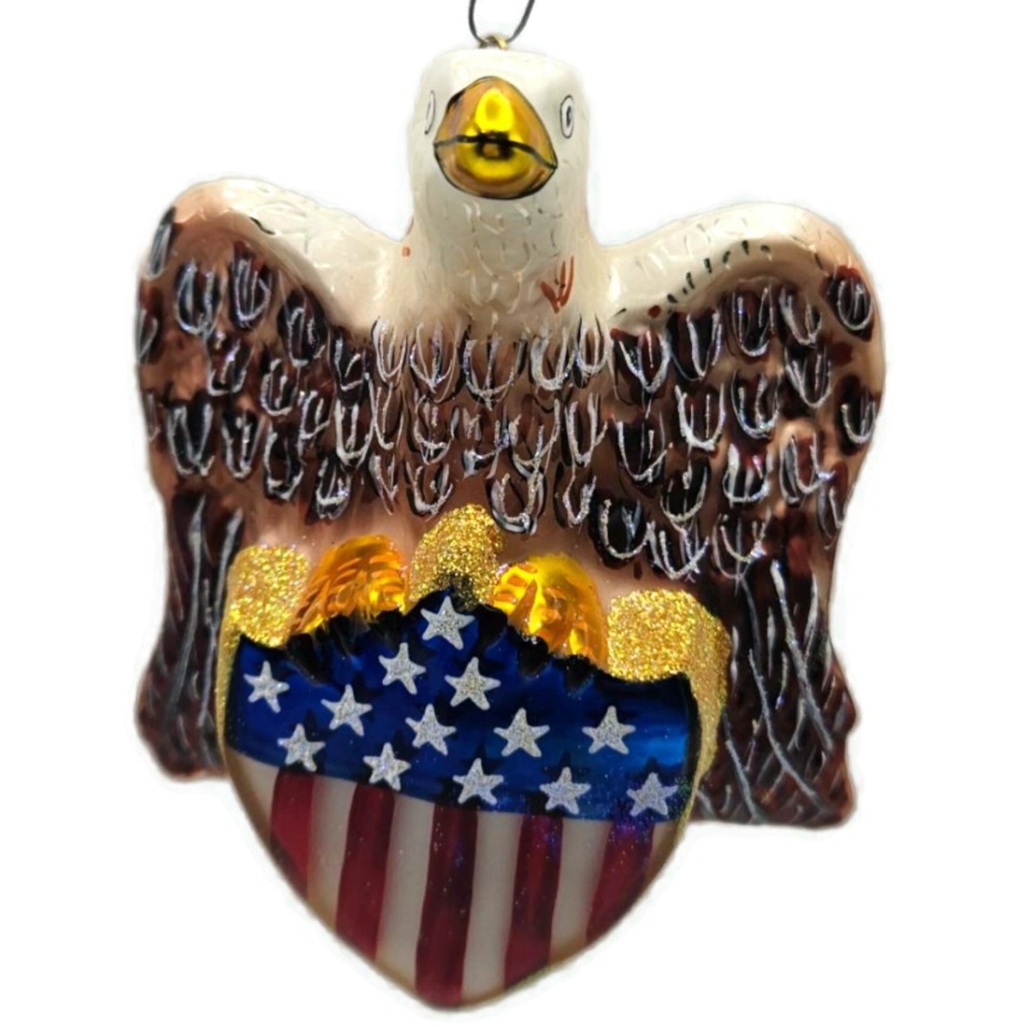 Christopher Radko Freedom's Wings Bald Eagle Patriotic Ornament 01-0307-0