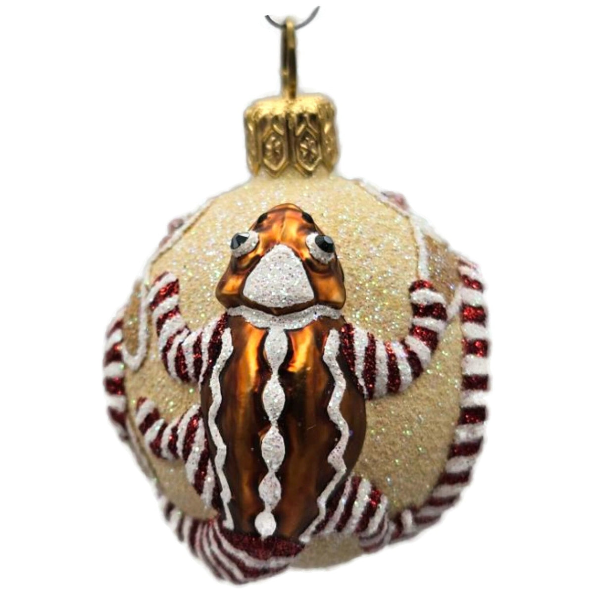 Patricia Breen For James Twice Gingerbread Chameleon Christmas Ornament 2581