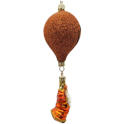 Patricia Breen Into The Blue Pumpkin Orange Santa Halloween Christmas Ornament