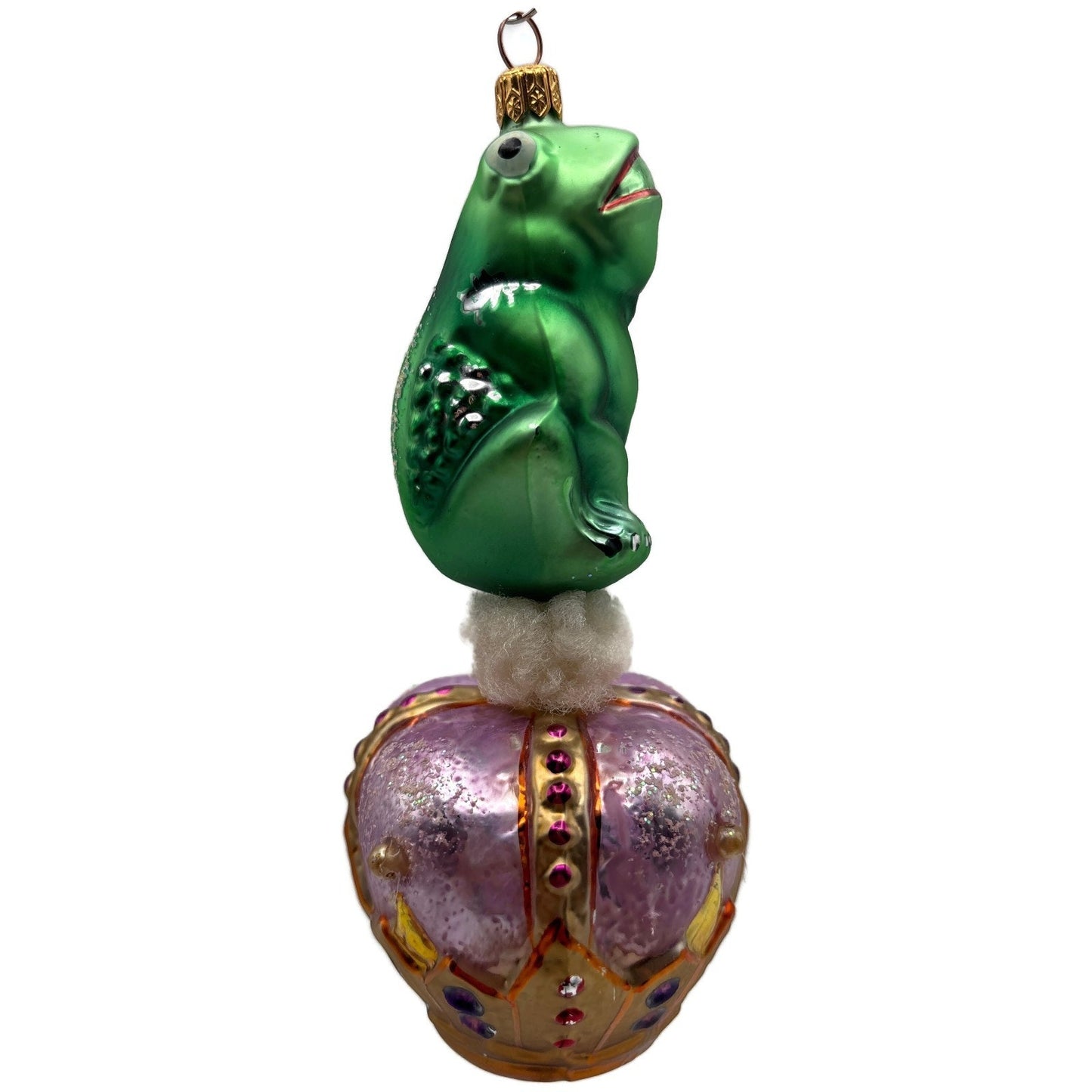Christopher Radko Just A Kiss Away Frog Prince Christmas Tree Ornament 95-228-0
