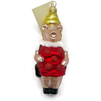 Patricia Breen This Little Piggy Goes To The Galleria Christmas Tree Ornament