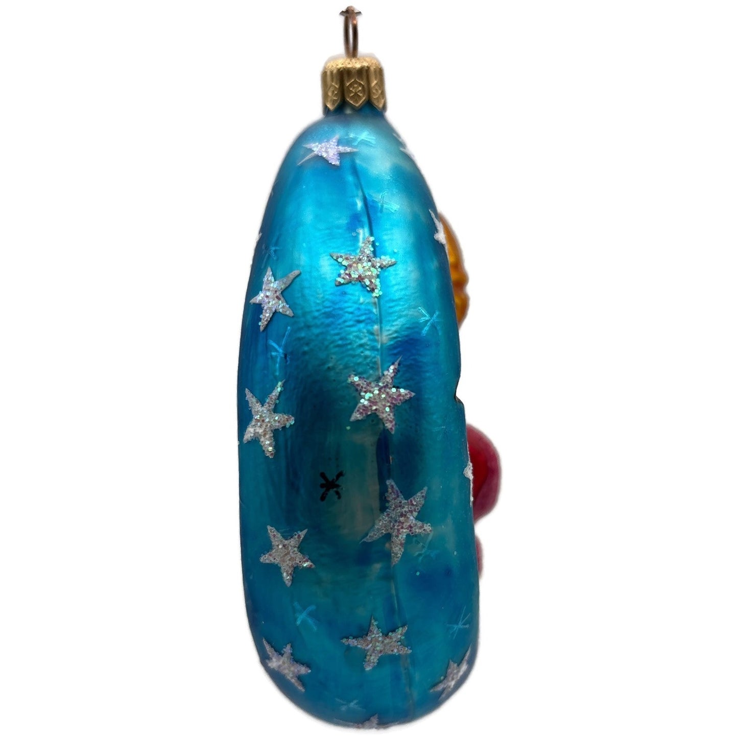 Christopher Radko Watch Over Me Blue Moon Stars Christmas Tree Ornament 97-SP-26