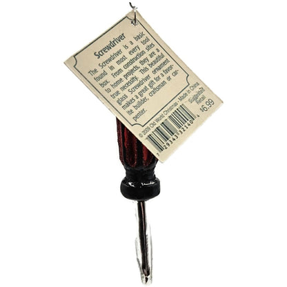 OWC Screwdriver Construction Tools Work Glass Old World Christmas Ornament