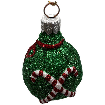 Patricia Breen Peppermint Sack Green Candy Canes Christmas Ornament Milaeger's