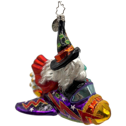 Christopher Radko Broomer Zoomer Witch Halloween Christmas Tree Ornament 1011692