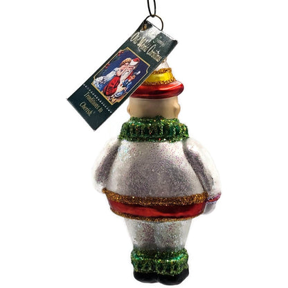 Jolly Clown Circus White Coat Pants Old World Christmas Tree Ornament OWC 2011