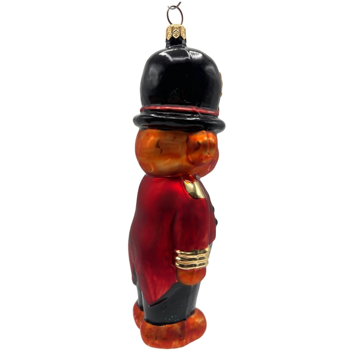Christopher Radko FAO Schwarz Toy Soldier Bear Red Christmas Tree Ornament