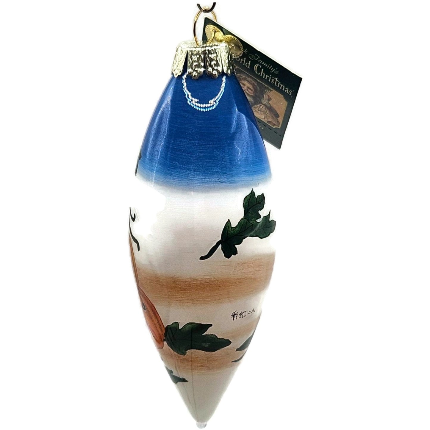 Inside Art Hand Painted Pumpkins Halloween Ornament Old World Christmas OWC