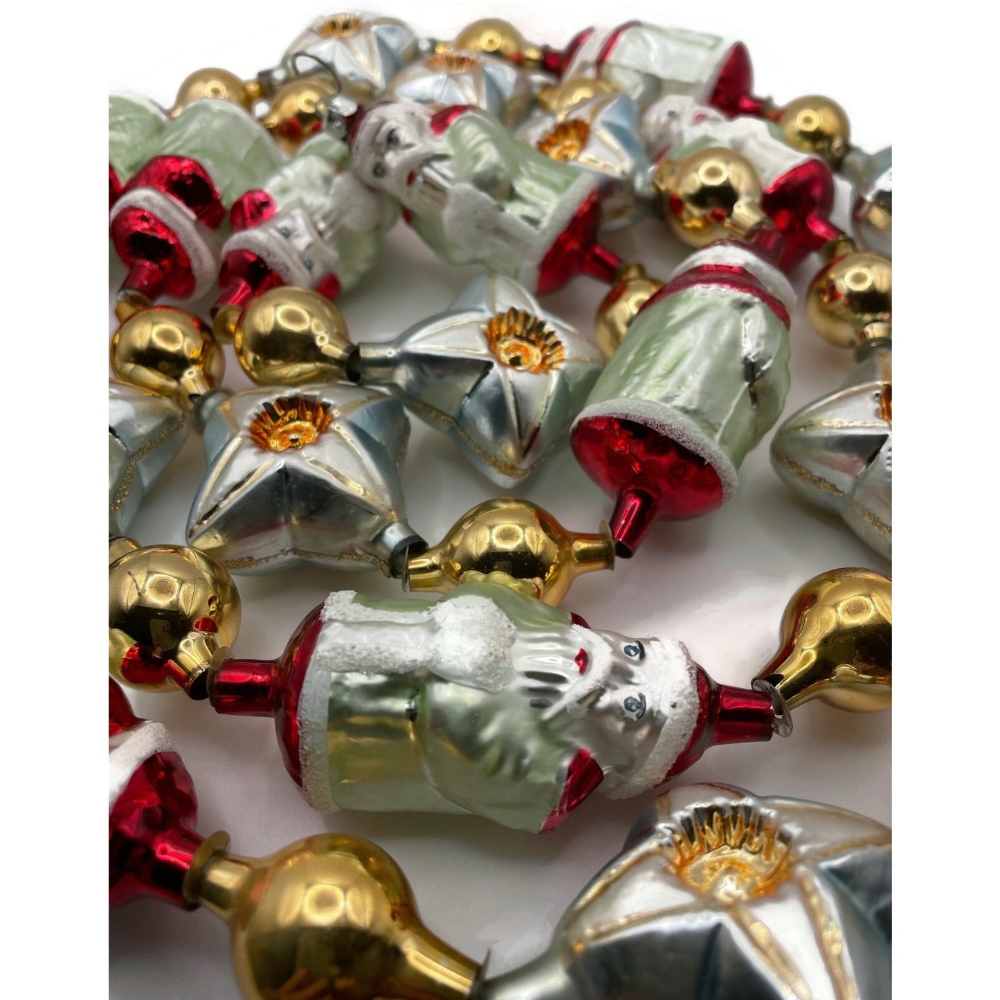 Christopher Radko Garland Santa Claus by Starlight Pearl Christmas Tree 94-451