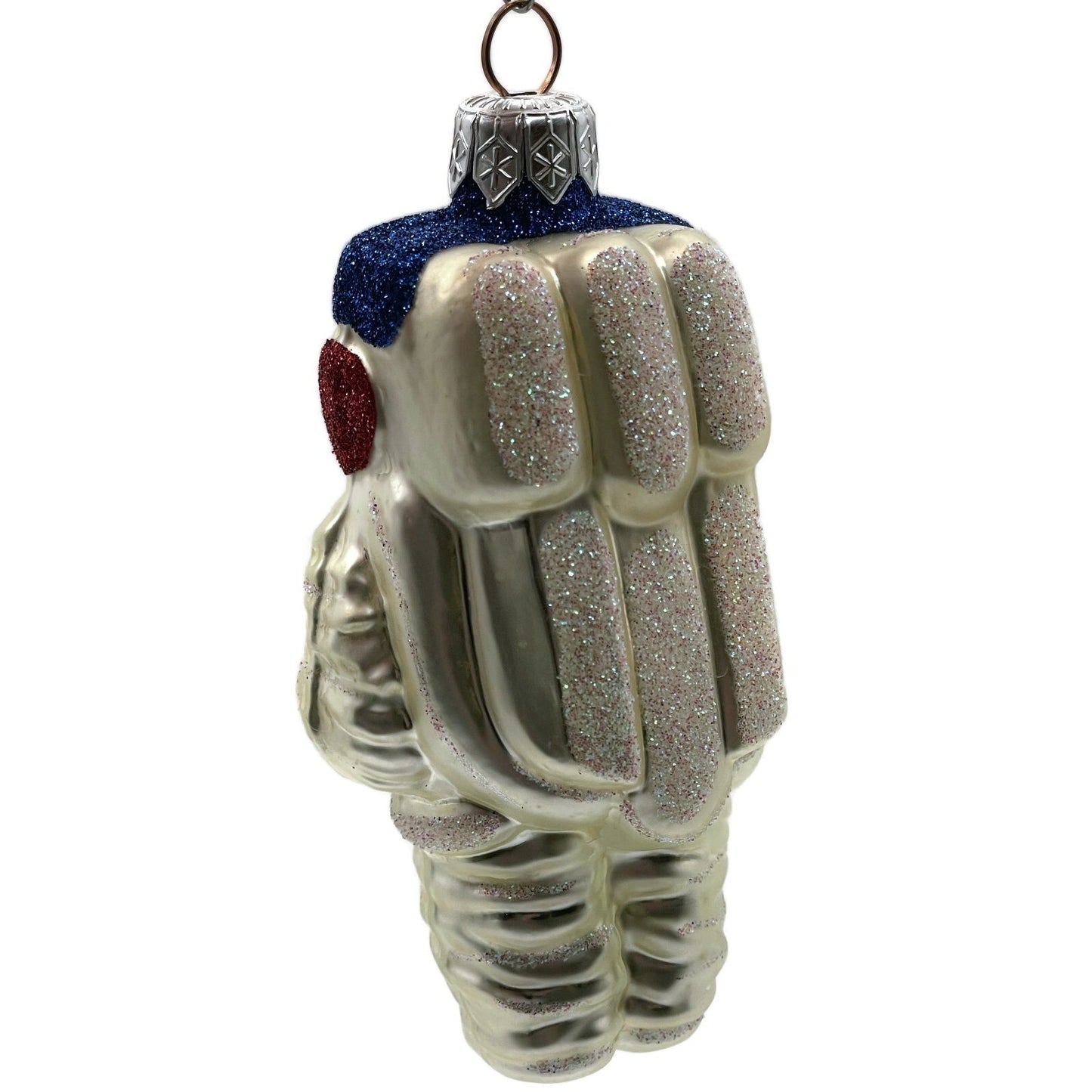 Patricia Breen A Walk on the Moon Spaceman Silver Astronaut Christmas Ornament