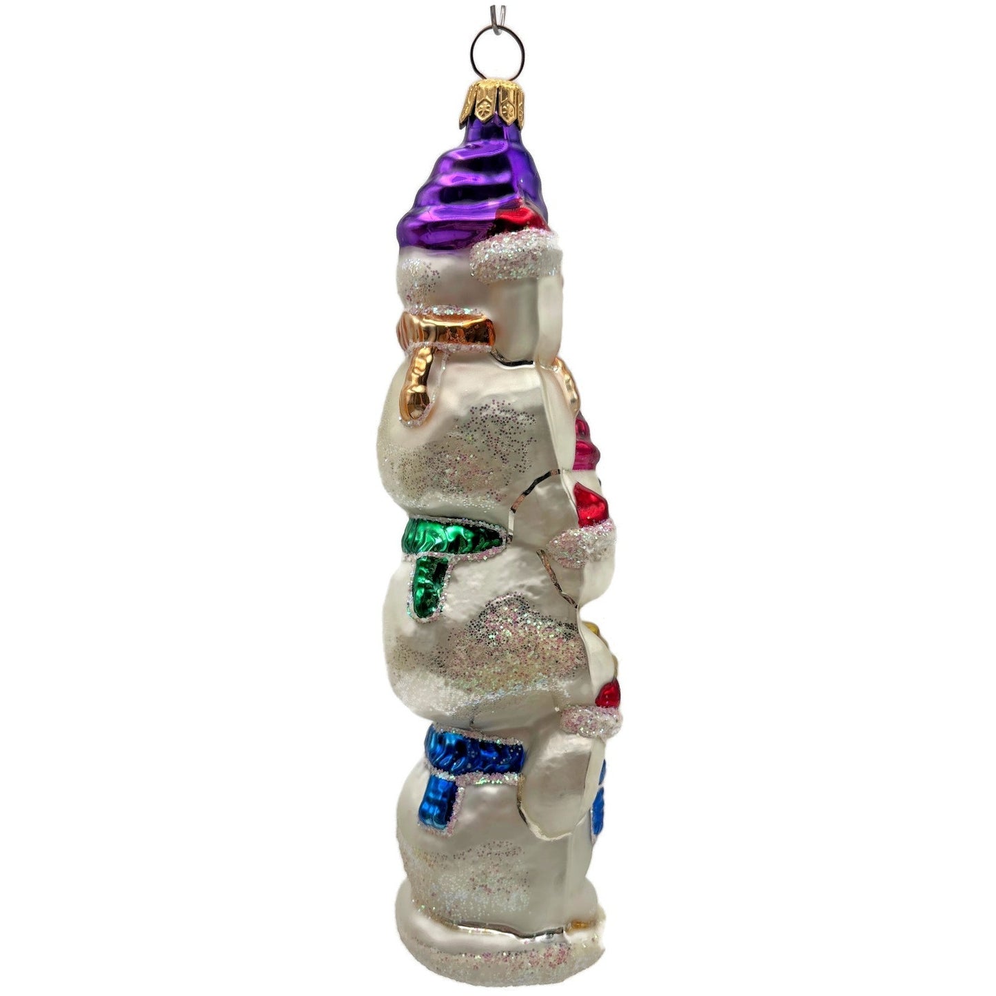 Christopher Radko Snowtem Pole Snowman Christmas Tree Ornament 96-155-0