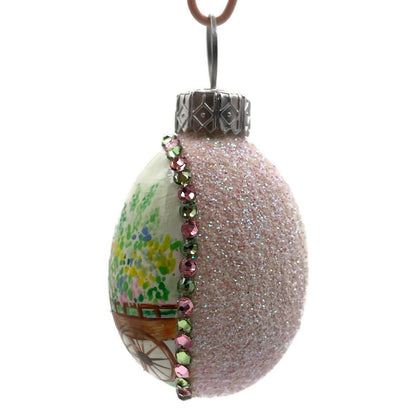 Patricia Breen Miniature Egg Abundance Bunny Flower Easter Christmas Ornament