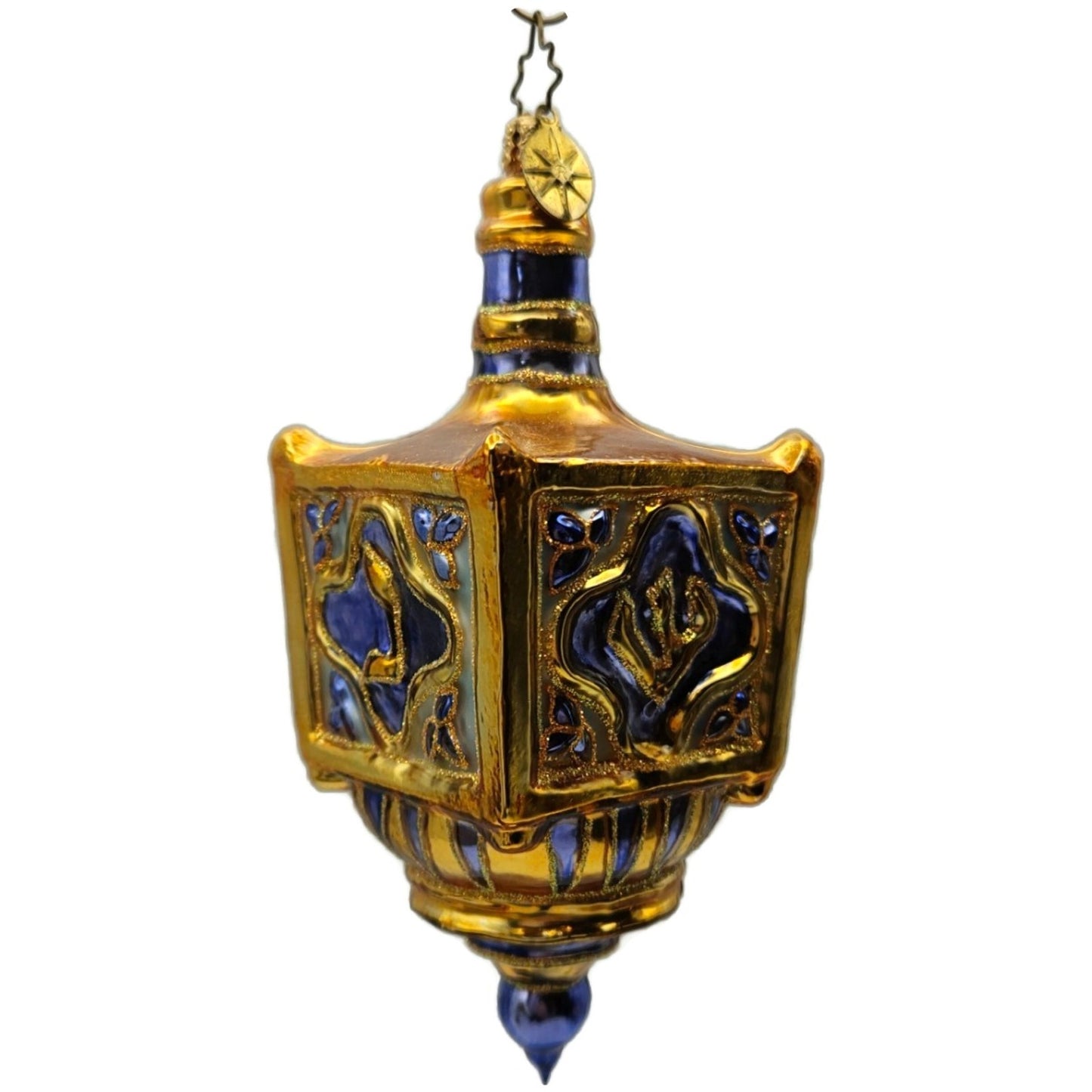 Christopher Radko Dream Spinner Gold Dreidel Hanukkah Christmas Ornament 1011277