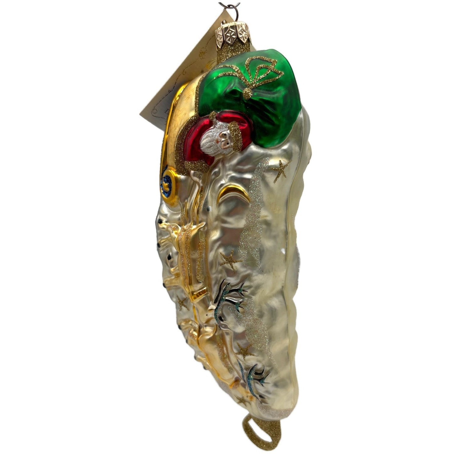 Patricia Breen Onward Through the Night Santa Reindeer Christmas Ornament NM