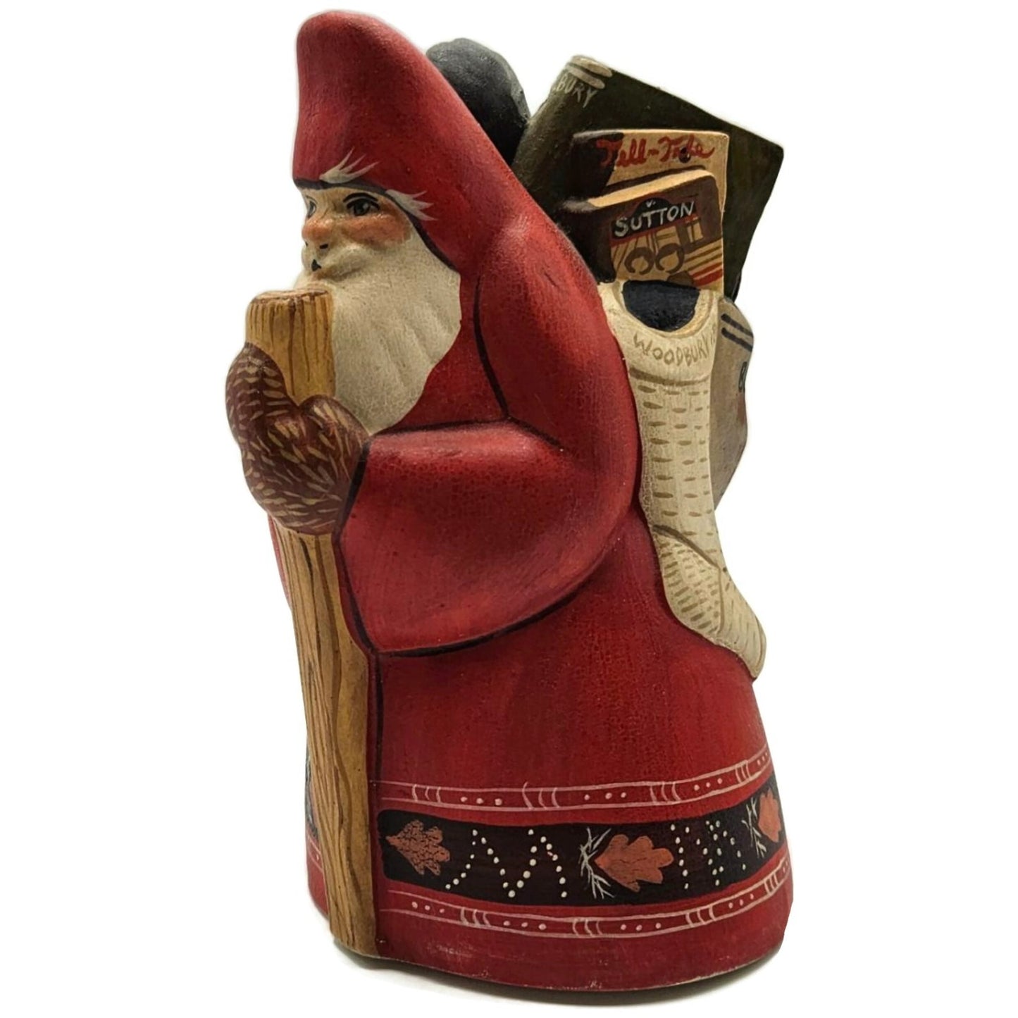 Vaillancourt Sutton 300th Anniversary Santa Claus Chalkware Christmas Figurine