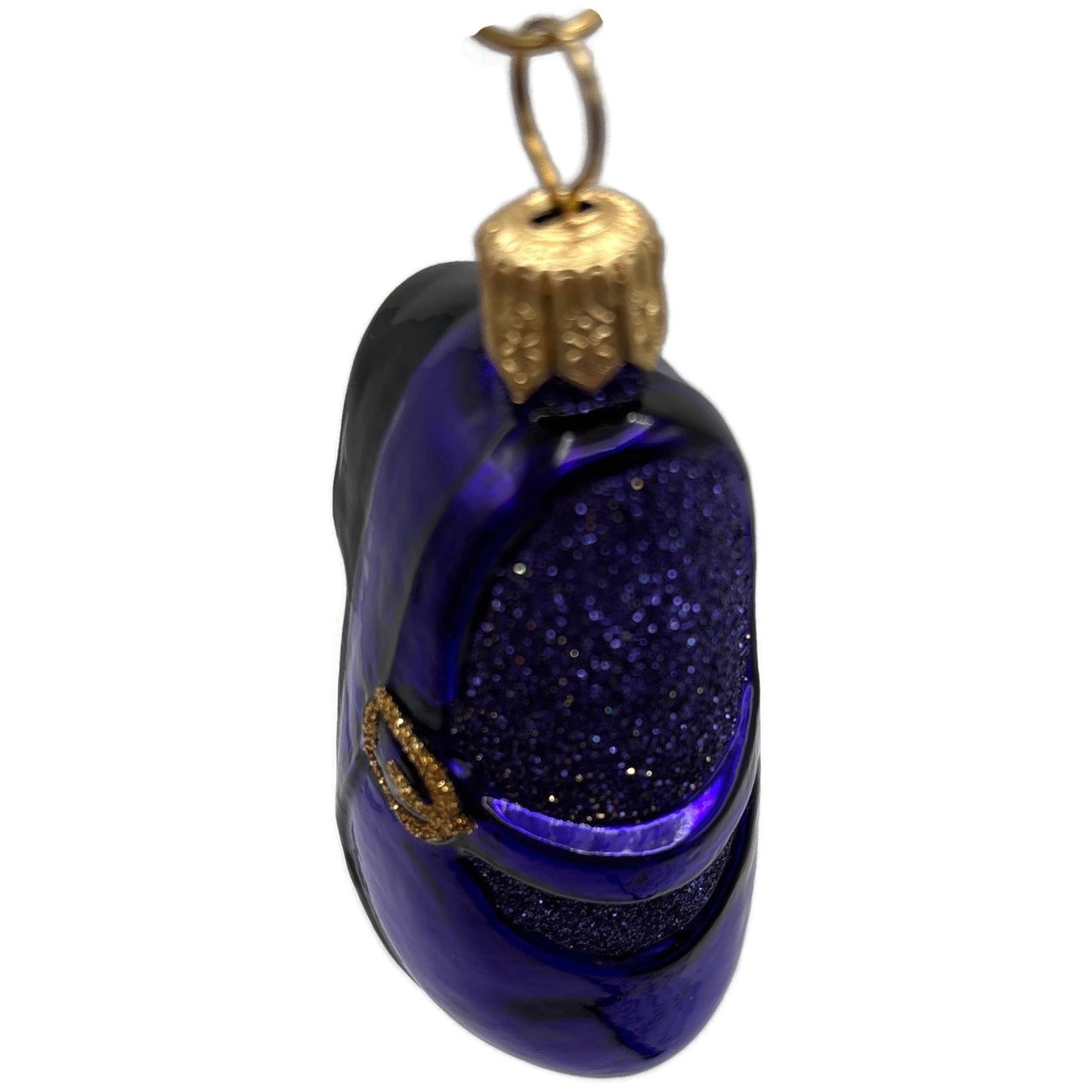 Patricia Breen Little One's Shoe Purple Gold Buckle Christmas Tree Ornament CATZ