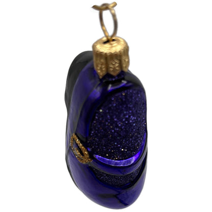 Patricia Breen Little One's Shoe Purple Gold Buckle Christmas Tree Ornament CATZ