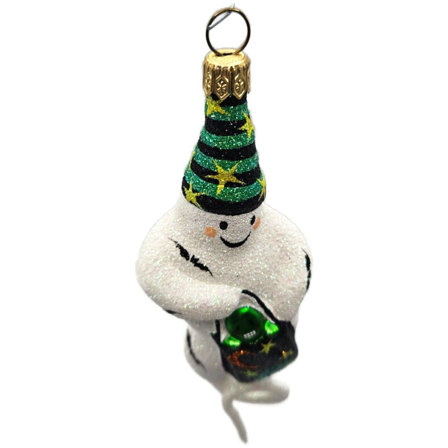 Patricia Breen Halloween Trickster Frankenstein Green Ghost Christmas Ornament