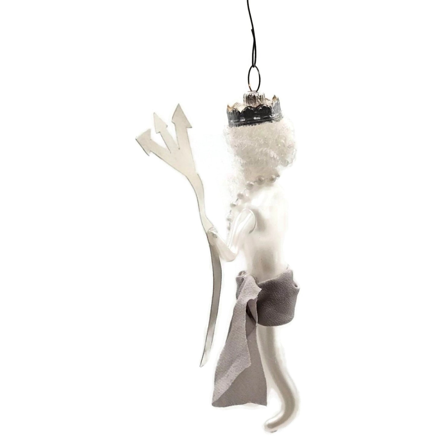 Soffieria De Carlini Poseidon Italian Hand Blown Glass Christmas Tree Ornament