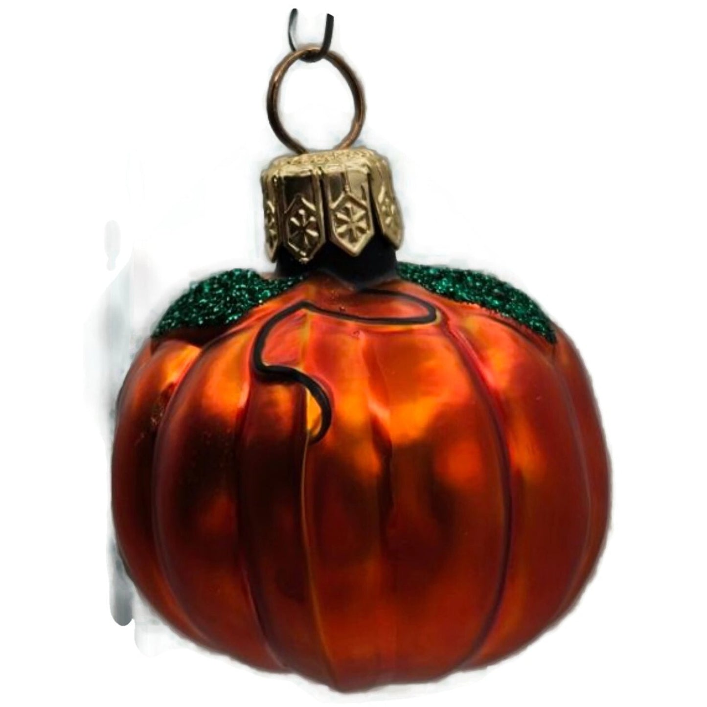 Patricia Breen Miniature Pumpkin Orange Halloween Christmas Tree Ornament CATZ