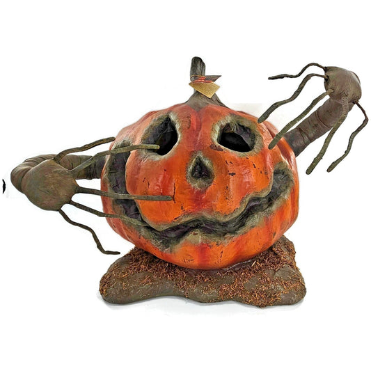 Bethany Lowe Halloween Pumpkin Man TD6051 Large 23 inch Paper Mache Figure Rare