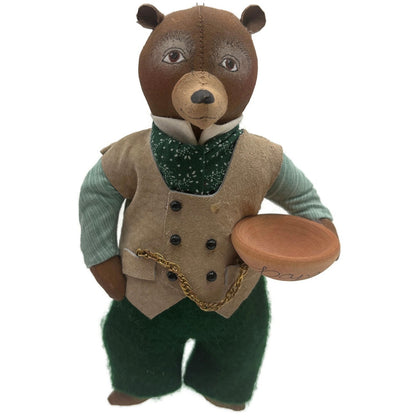 Gladys Boalt Papa Bear Goldilocks and The Three Bears Christmas Ornament Signed