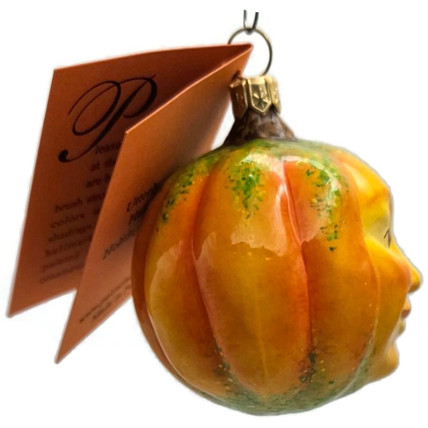 Patricia Breen Henry The Pumpkin Burnished Orange Halloween Christmas Ornament