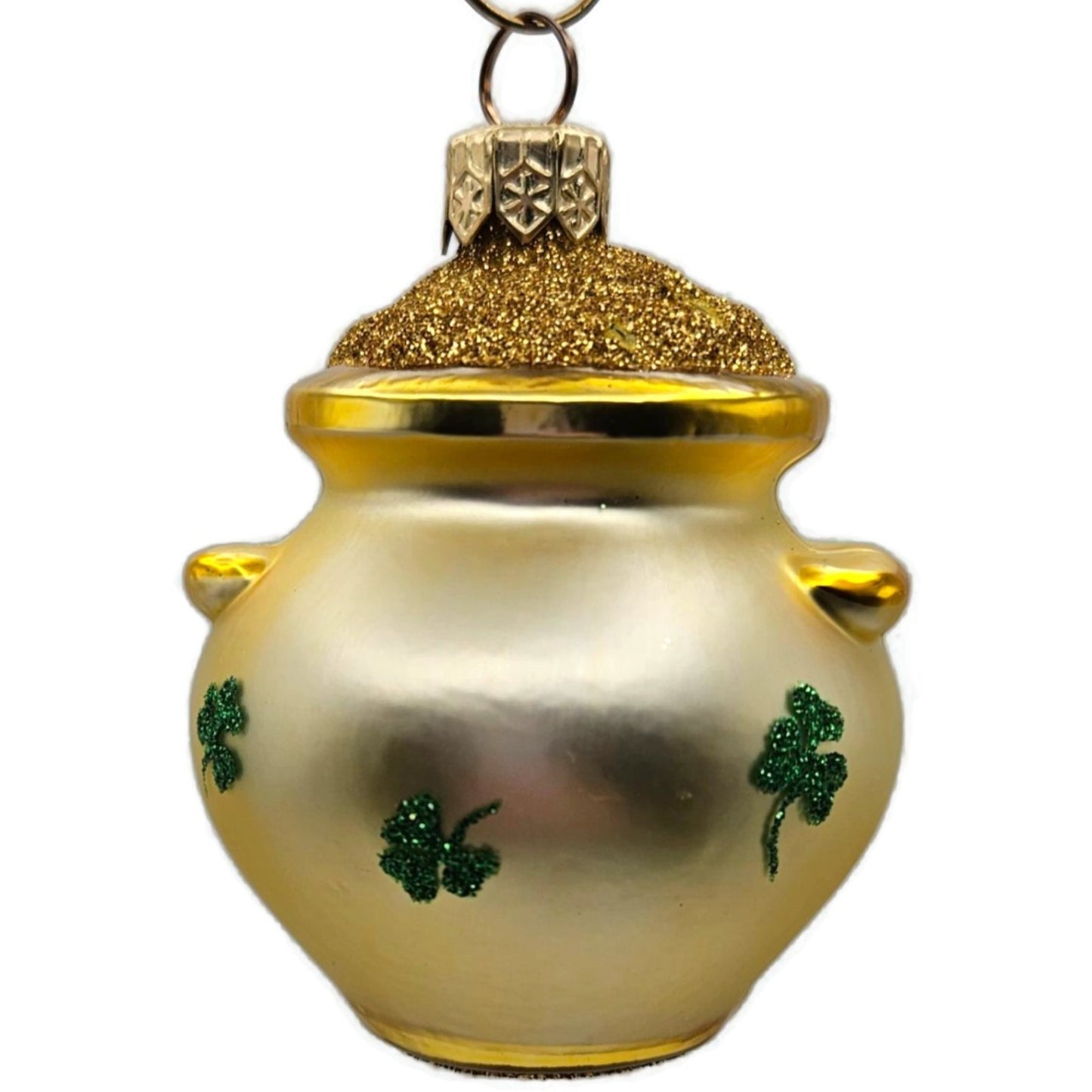 Patricia Breen A Walk In Dublin Pot Of Gold Shamrocks St. Patrick's Ornament CO