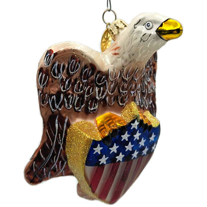 Christopher Radko Freedom's Wings Bald Eagle Patriotic Ornament 01-0307-0