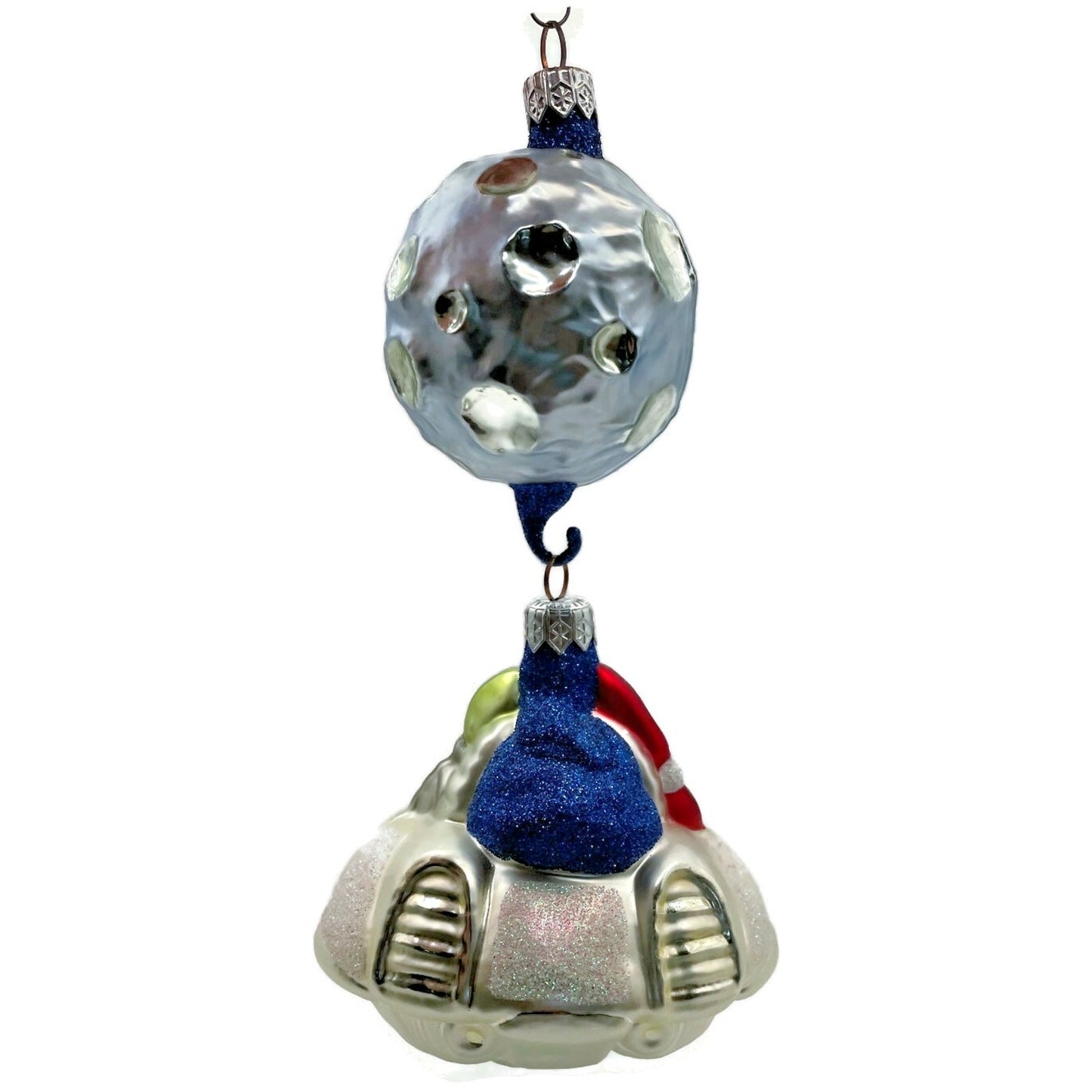 Patricia Breen Christmas in the Cosmos Santa Claus Alien Christmas Tree Ornament