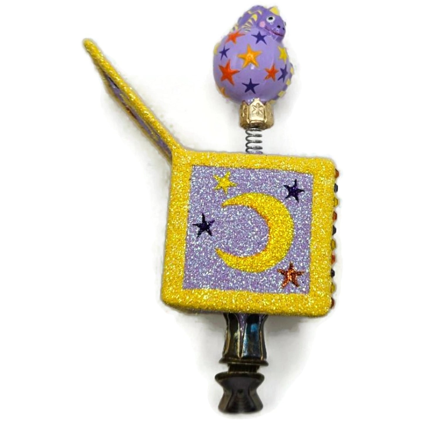Patricia Breen Pop! Goes the Chameleon Purple Halloween Clip On Ornament CATZ